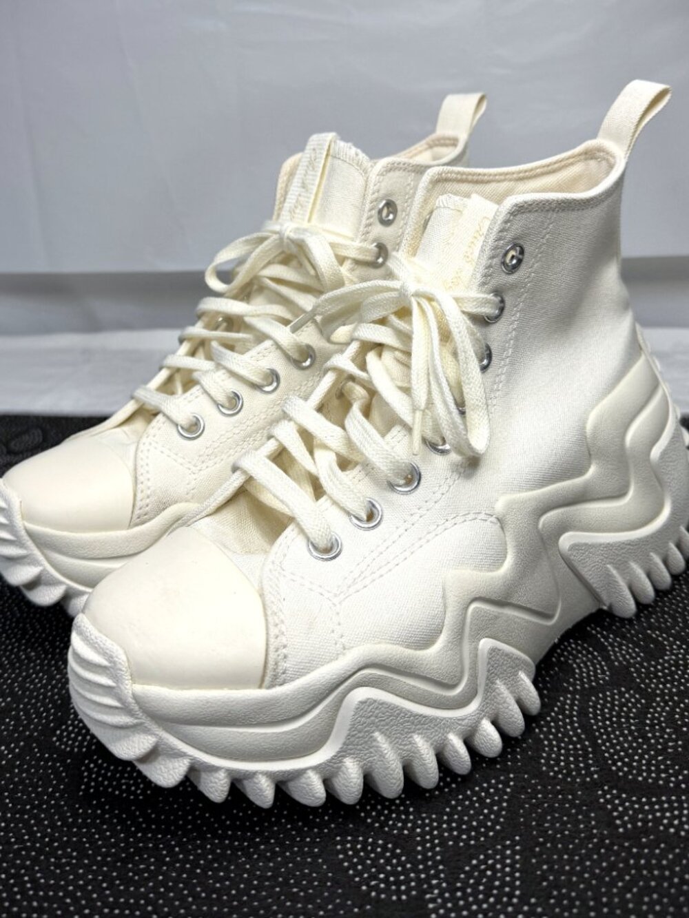 Converse Run Star Motion White Chunky Platform Sneakers Men's Size 7/Women's 8.5 - Picture 8 of 10